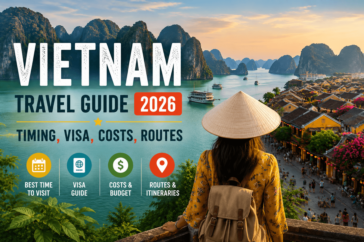 Vietnam Travel Guide 2026: Timing, Visa, Costs, Routes