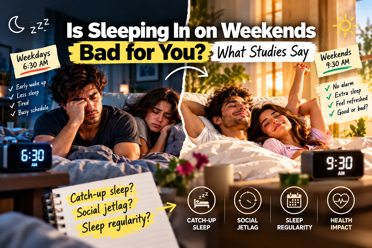 Is Sleeping In on Weekends Bad for You? What Studies Say